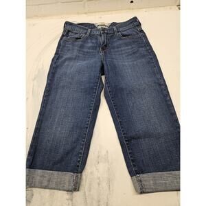 Levi's Jeans 5 Pocket Clam Digger Medium Wash Blue Denim Mid Rise Capri Womens 4